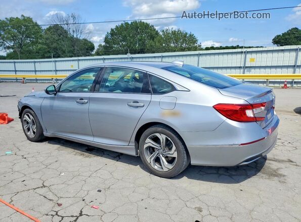 1HGCV1F45JA238437 2018 HONDA ACCORD Серебряный Задняя левая четверть