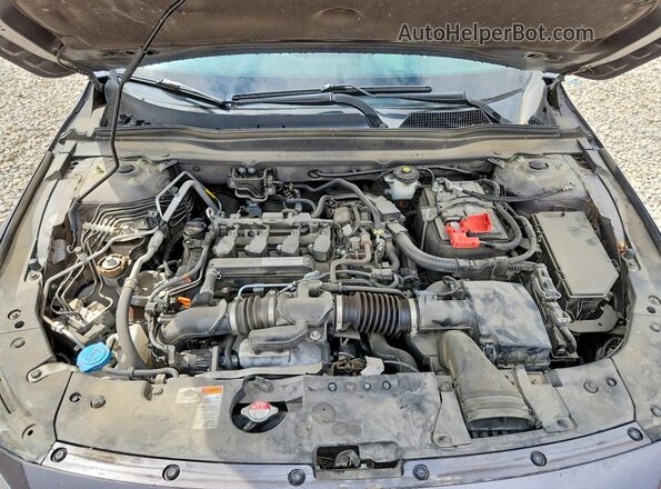 1HGCV1F45LA126806 2020 HONDA ACCORD Gray უკანა სალონის ხედი