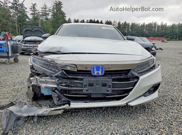 1HGCV1F45MA003668 2021 HONDA ACCORD Белый Вид спереди