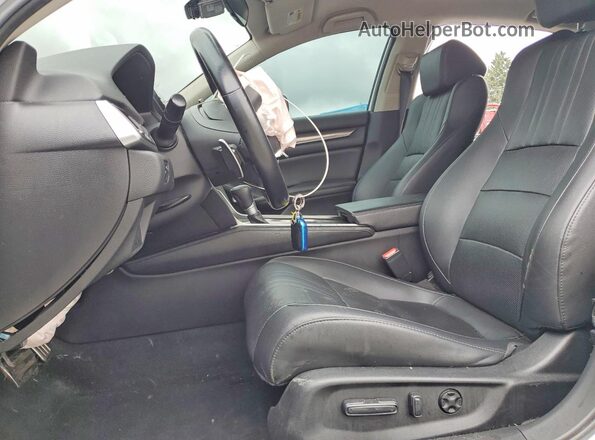 1HGCV1F45MA003668 2021 HONDA ACCORD Белый Вид салона спереди