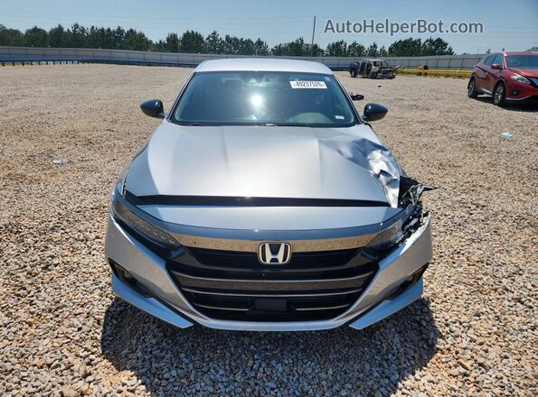 1HGCV1F45MA009955 2021 HONDA ACCORD Silver Vista frontal