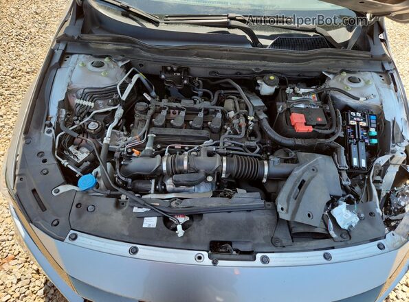 1HGCV1F45MA009955 2021 HONDA ACCORD Silver Vista interior trasera