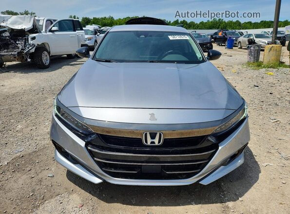 1HGCV1F45MA022138 2021 HONDA ACCORD Silver Vista frontal