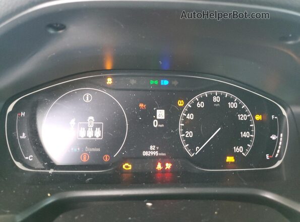 1HGCV1F45MA038078 2021 HONDA ACCORD Gray Vista del cuadro de instrumentos