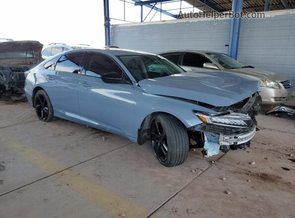 1HGCV1F45MA038078 2021 HONDA ACCORD Gray Delantero derecho