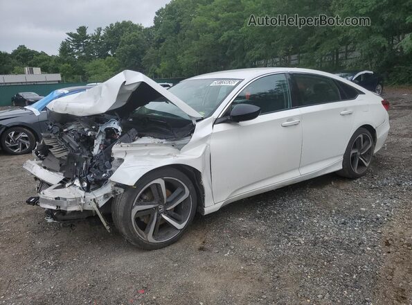 1HGCV1F45MA113510 2021 HONDA ACCORD White 360 interior view