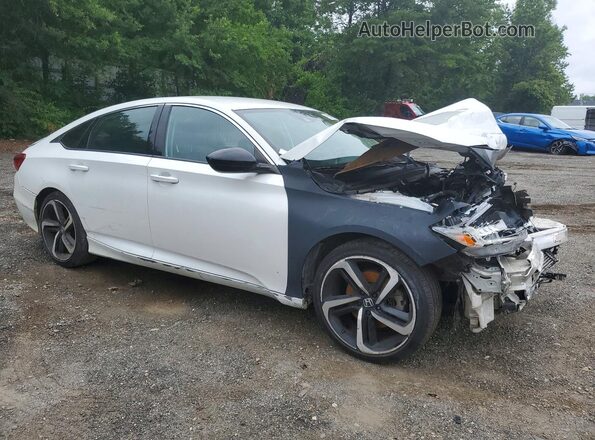 1HGCV1F45MA113510 2021 HONDA ACCORD White Front right