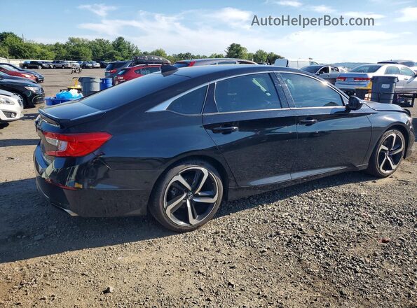 1HGCV1F45NA038762 2022 HONDA ACCORD Black Rear right