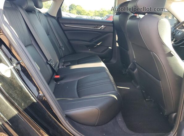 1HGCV1F45NA038762 2022 HONDA ACCORD Black Rear seats view