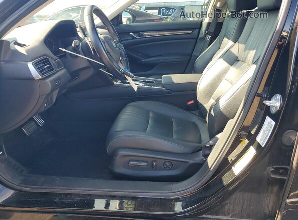 1HGCV1F45NA038762 2022 HONDA ACCORD Black Front interior view