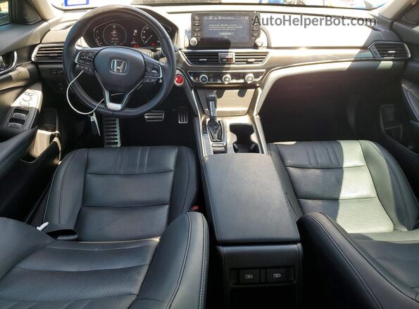 1HGCV1F45NA097696 2022 HONDA ACCORD Gray Widok deski rozdzielczej