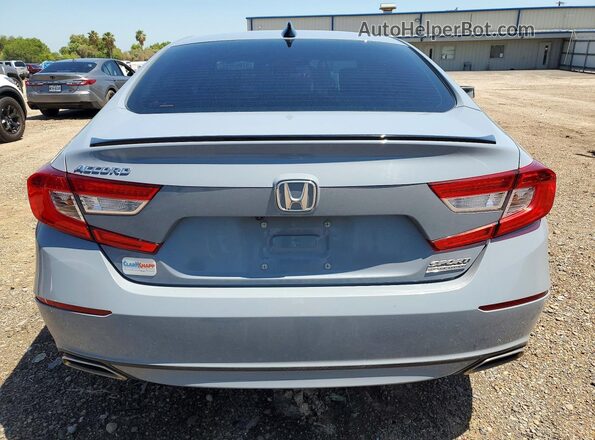 1HGCV1F45NA097696 2022 HONDA ACCORD Gray Widok z tyłu