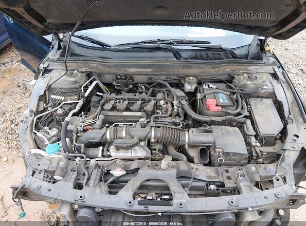 1HGCV1F46JA055564 2018 HONDA ACCORD Black Հետևի տեսք