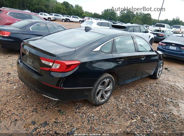 1HGCV1F46JA055564 2018 HONDA ACCORD Black Հետևի աջ