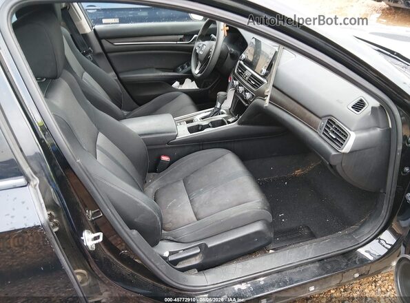 1HGCV1F46JA055564 2018 HONDA ACCORD Black Սալոնի դիմացի տեսք