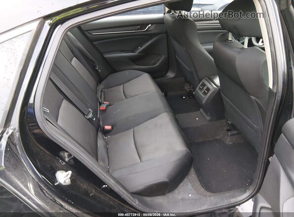 1HGCV1F46JA055564 2018 HONDA ACCORD Black VIN կոդի պիտակի տեսք