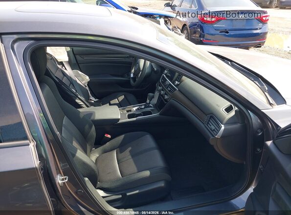 1HGCV1F46JA169564 2018 HONDA ACCORD Gray Սալոնի դիմացի տեսք