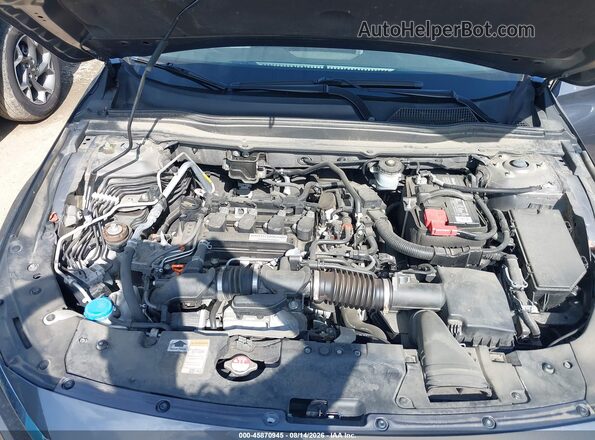 1HGCV1F46JA169564 2018 HONDA ACCORD Gray Հետևի տեսք