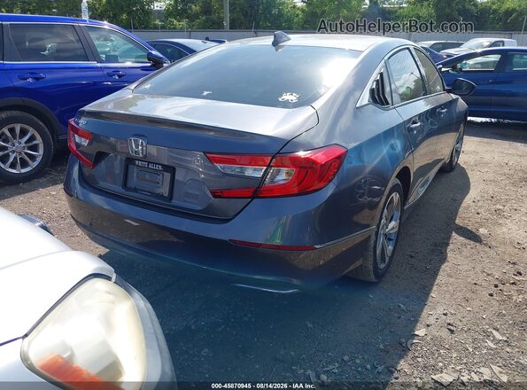 1HGCV1F46JA169564 2018 HONDA ACCORD Gray Հետևի աջ