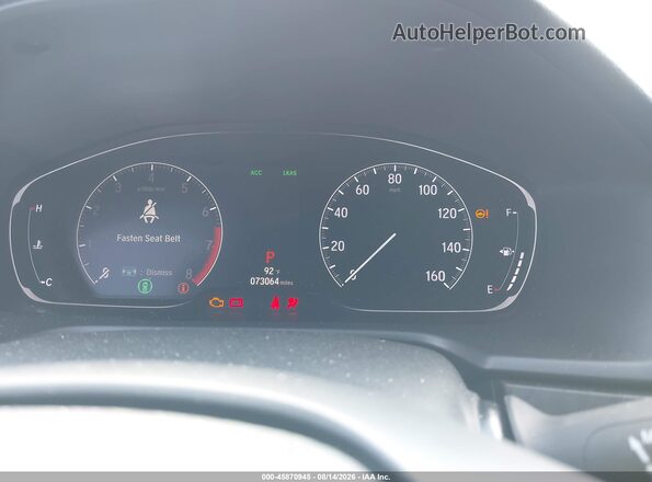 1HGCV1F46JA169564 2018 HONDA ACCORD Gray Հետևի նստատեղերի տեսք