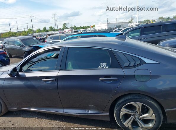 1HGCV1F46JA169564 2018 HONDA ACCORD Gray Սալոնի 360 աստիճան տեսք