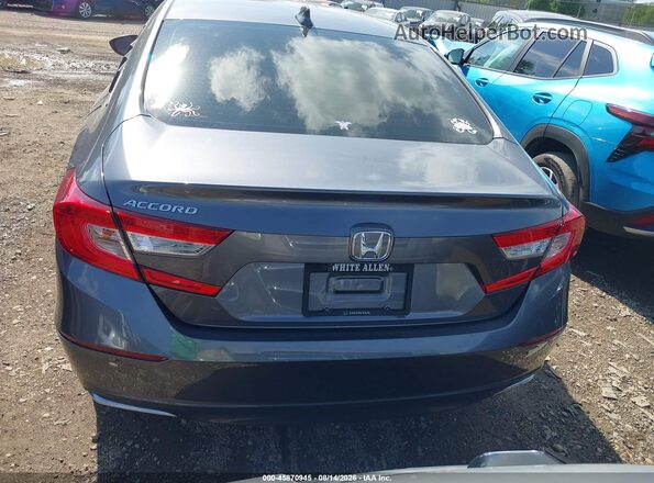 1HGCV1F46JA169564 2018 HONDA ACCORD Gray 