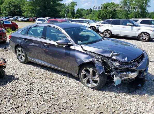 1HGCV1F46KA119698 2019 HONDA ACCORD Gray Przód prawy