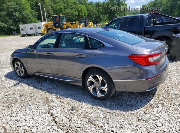 1HGCV1F46KA119698 2019 HONDA ACCORD Gray Tył lewy