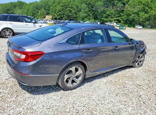 1HGCV1F46KA119698 2019 HONDA ACCORD Gray Tył prawy