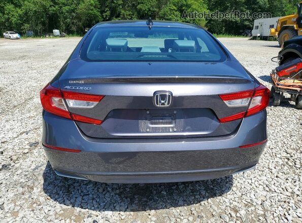 1HGCV1F46KA119698 2019 HONDA ACCORD Gray Widok z tyłu