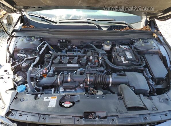 1HGCV1F46KA119698 2019 HONDA ACCORD Gray Widok wnętrza z tyłu