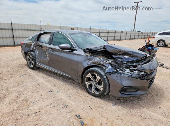 1HGCV1F46LA097252 2020 HONDA ACCORD Gray წინა მარჯვენა