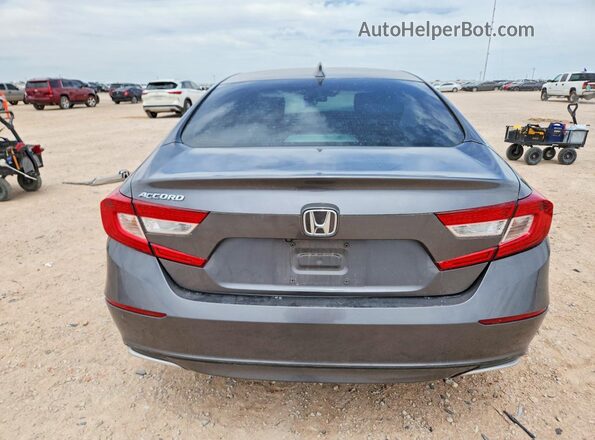 1HGCV1F46LA097252 2020 HONDA ACCORD Gray უკანა ხედი