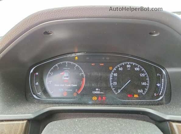 1HGCV1F46LA097252 2020 HONDA ACCORD Gray ხელსაწყოთა პანელის ხედი