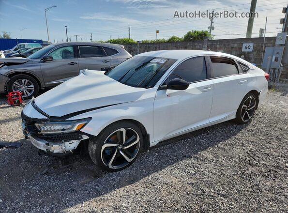 1HGCV1F46MA108039 2021 HONDA ACCORD White 