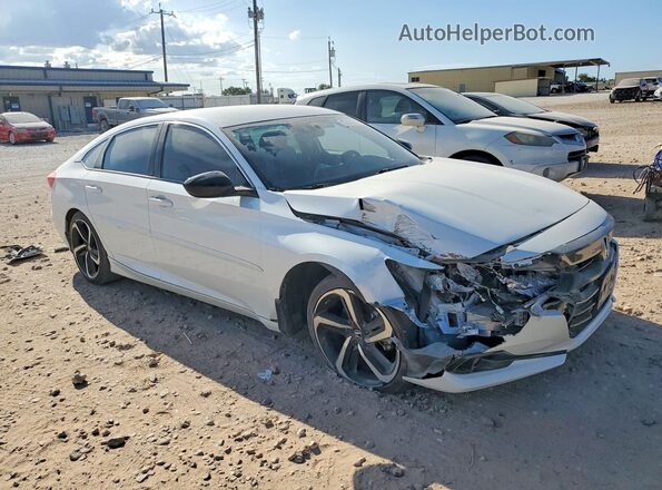 1HGCV1F46NA087985 2022 HONDA ACCORD White Przód prawy