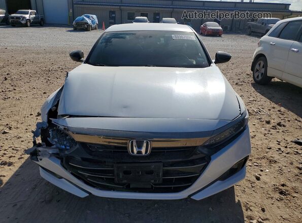 1HGCV1F46NA087985 2022 HONDA ACCORD White Widok z przodu