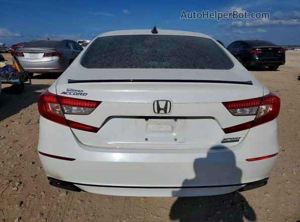 1HGCV1F46NA087985 2022 HONDA ACCORD White Widok z tyłu