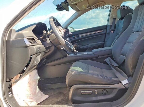 1HGCV1F46NA087985 2022 HONDA ACCORD White Widok wnętrza z przodu