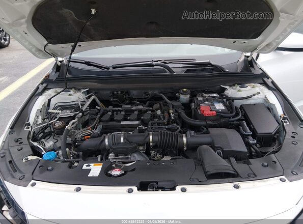 1HGCV1F47JA109633 2018 HONDA ACCORD White Widok z tyłu
