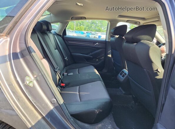 1HGCV1F47KA013373 2019 HONDA ACCORD Gray Вид задніх сидінь