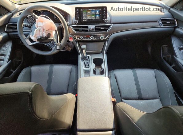 1HGCV1F47KA013373 2019 HONDA ACCORD Gray Вид панелі приладів