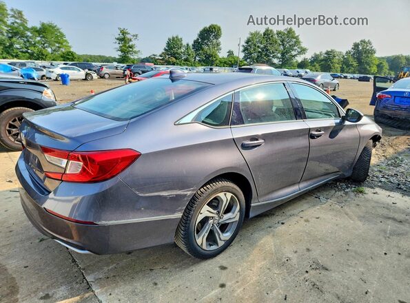 1HGCV1F47KA013373 2019 HONDA ACCORD Gray Задня права чверть