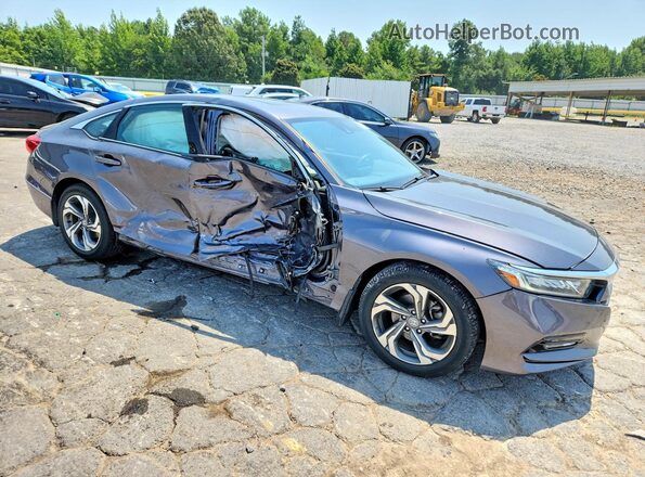 1HGCV1F47KA080040 2019 HONDA ACCORD Gray Front right