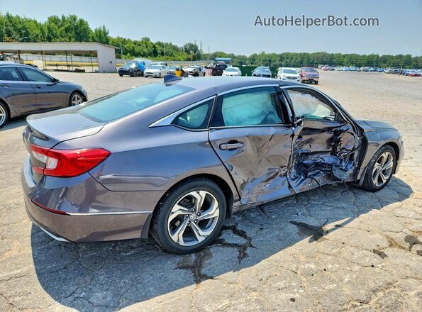 1HGCV1F47KA080040 2019 HONDA ACCORD Gray Rear right