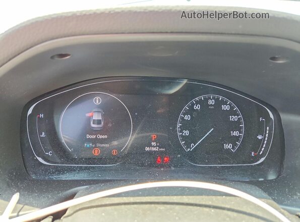1HGCV1F47KA080040 2019 HONDA ACCORD Gray Instrument cluster view