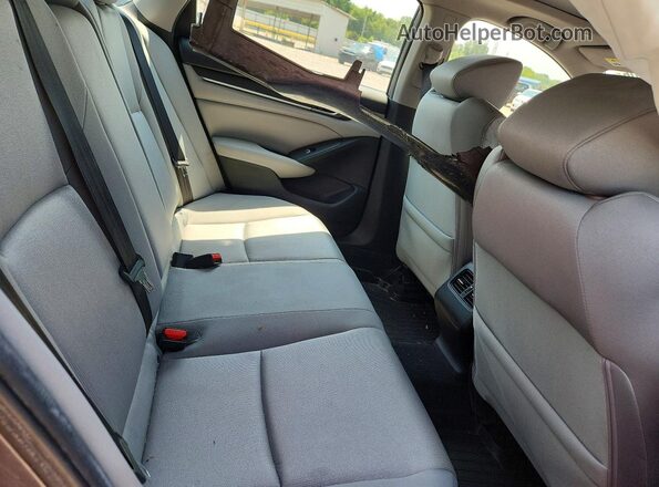 1HGCV1F47KA080040 2019 HONDA ACCORD Gray Rear seats view