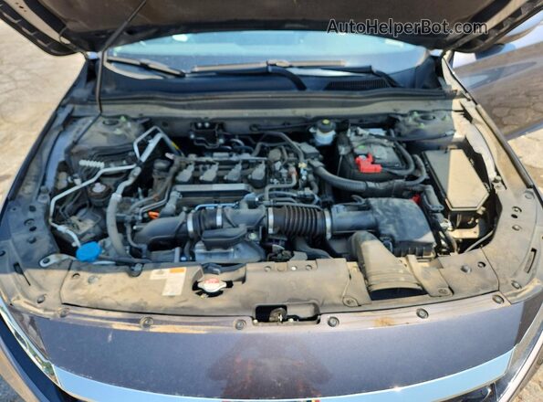 1HGCV1F47KA080040 2019 HONDA ACCORD Gray Rear interior view