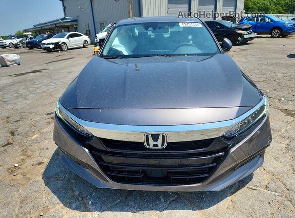 1HGCV1F47KA080040 2019 HONDA ACCORD Gray Front view
