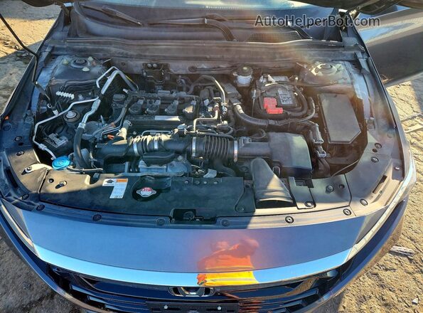 1HGCV1F47LA011284 2020 HONDA ACCORD Gray Вид задньої частини салону